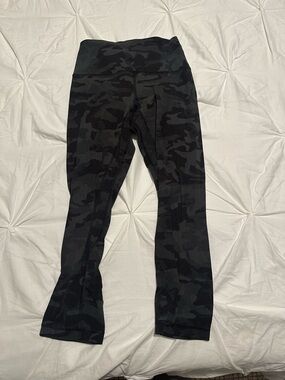 lululemon athletica Black Camo High-Rise Leggings